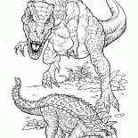Tyrannosaurus hunting