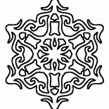 Snowflake ornament
