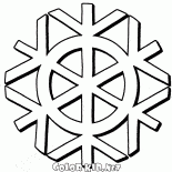 Round snowflake