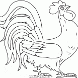 Rooster sings