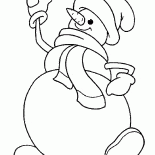 Snowman mailer