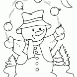 Snowman Clown