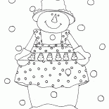 Snowman chef