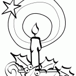 Christmas candle