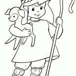 Christmas suit with lamb