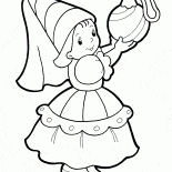 The costume of the young fairies