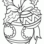 A set of Christmas balls