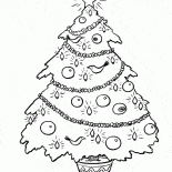 Christmas tree and Glowing toys