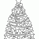 Christmas tree with ornaments