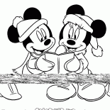 Mini and Mickey Mouse