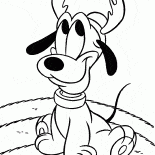 The dog Pluto