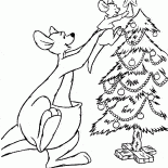 Kanga, Roo and the Christmas tree