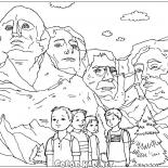 The sculptures of Mount Rushmore